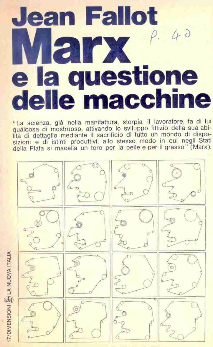 questione delle macchine
